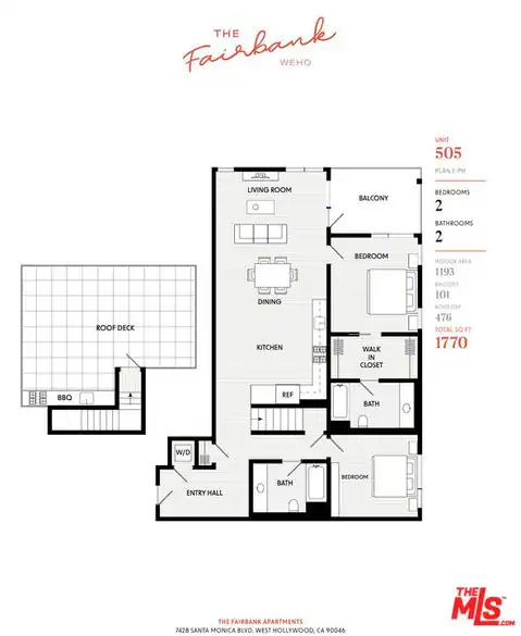 7428 Santa Monica Blvd #PH 505, West Hollywood, CA 90046 — photo 52