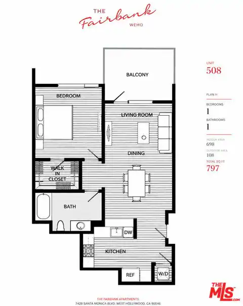 7428 Santa Monica Blvd #PH 508, West Hollywood, CA 90046 — photo 35