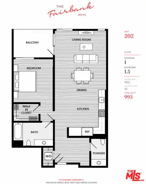 7428 Santa Monica Blvd #202, West Hollywood, CA 90046 — photo 37